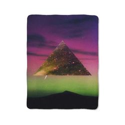 hipster triangle sky star colour print on blanket