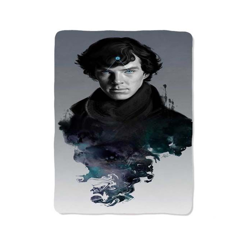 I Am Sherlock Print On Blanket 0
