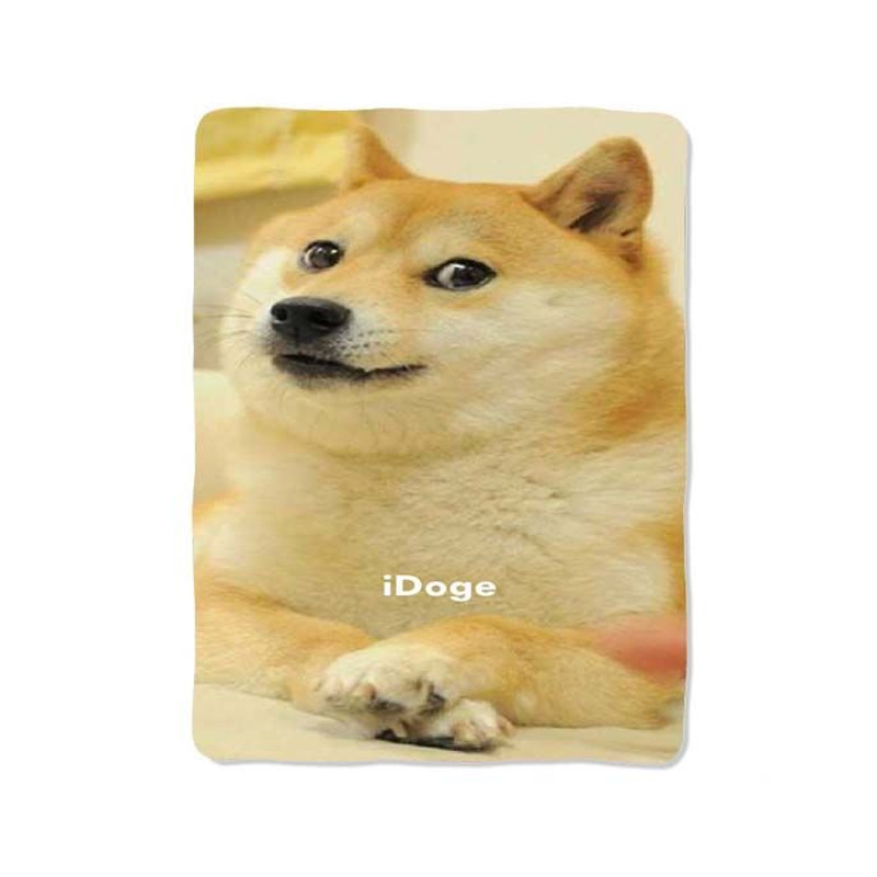 Idoge Shibe Print On Blanket 0
