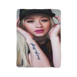 iggy azalea print on blanket