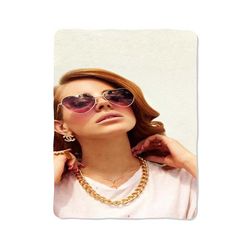 lana del rey print on blanket