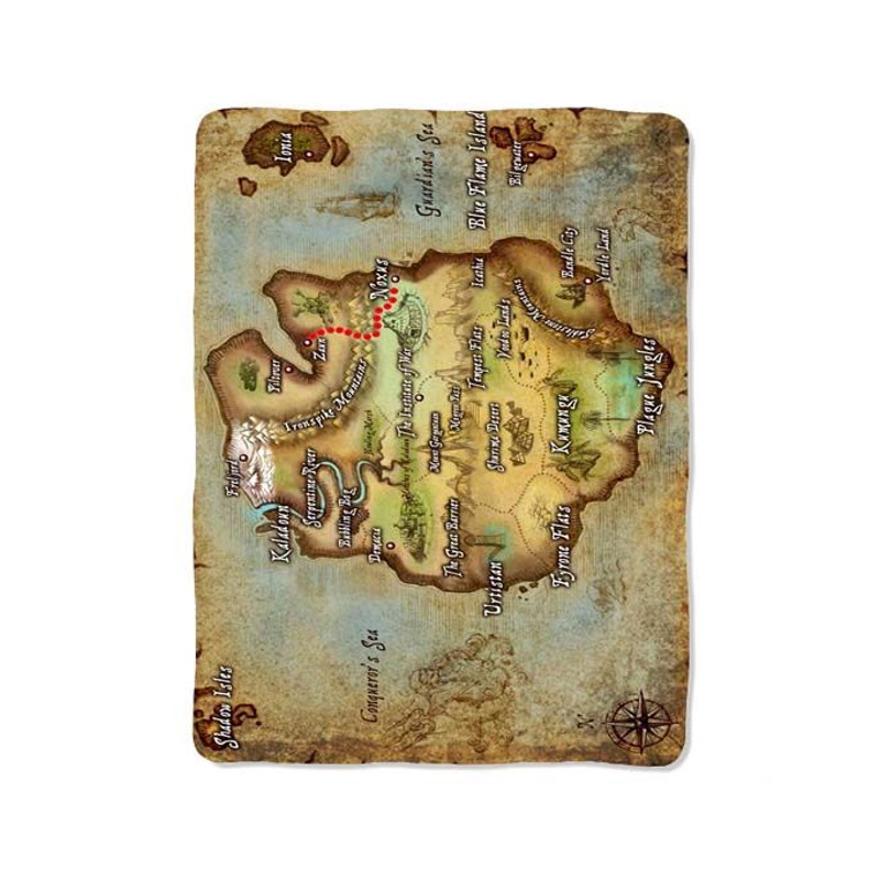 League Of Legend Map Print On Blanket 0