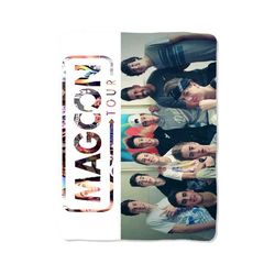 magcon tour family print on blanket
