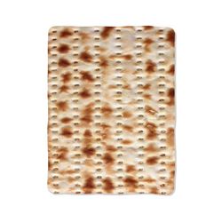 matzah bread baked print on blanket