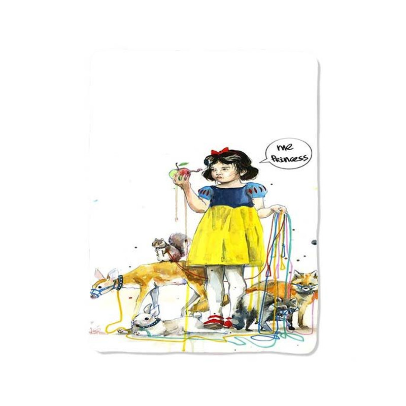 Me Princess Alice In Wonderland Print On Blanket 0