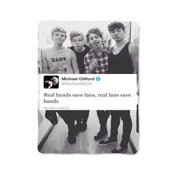 michael real save fans 5 sos print on blanket