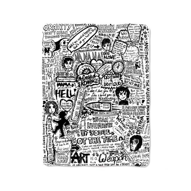 My Chemical Romance Print On Blanket 0