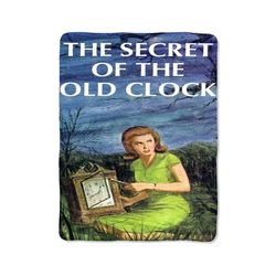 nancy drew the secret of the clock print on blanket