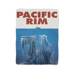 pacific rim poster print on blanket