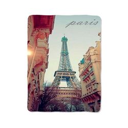 paris beautiful city print on blanket