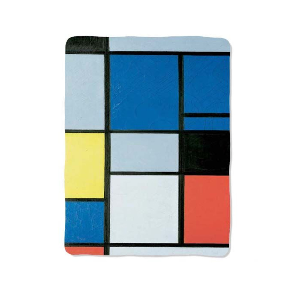 Piet Mondrian Full Colour Print On Blanket 0