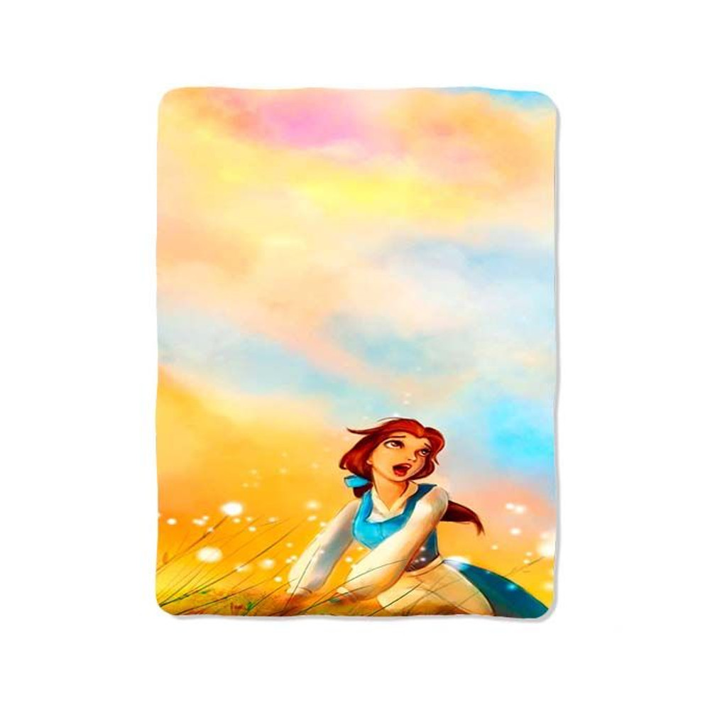 Princess Cinderella Print On Blanket 0