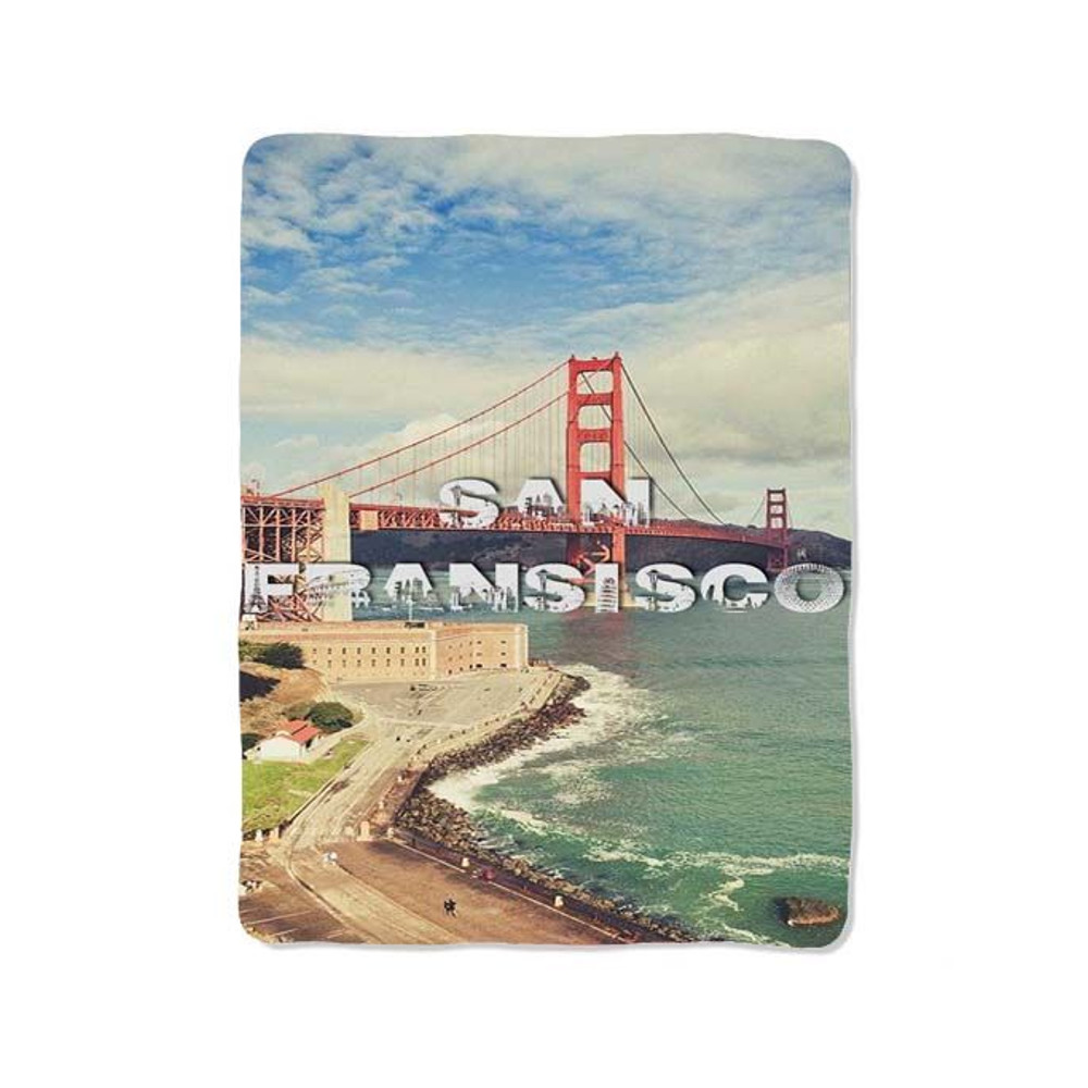 San Fransisco City Print On Blanket 0