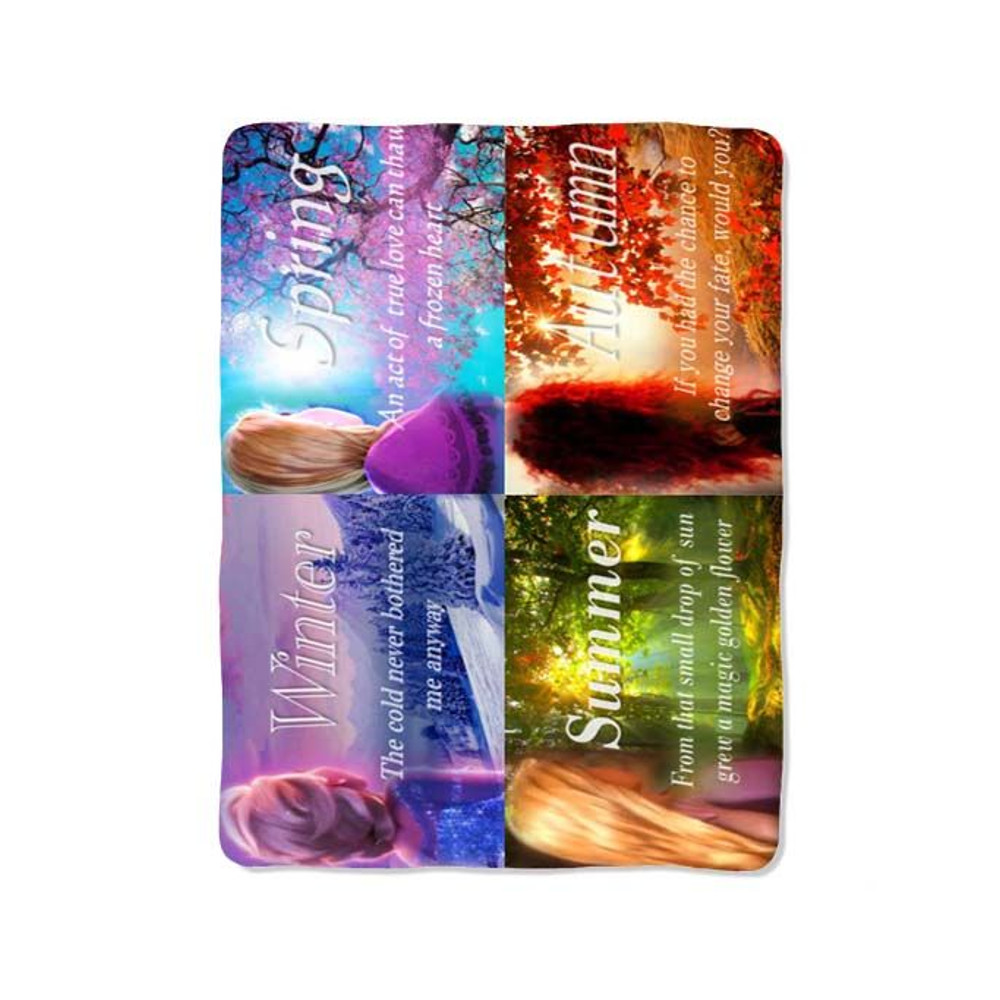 Season In Story Princess Print On Blanket 0