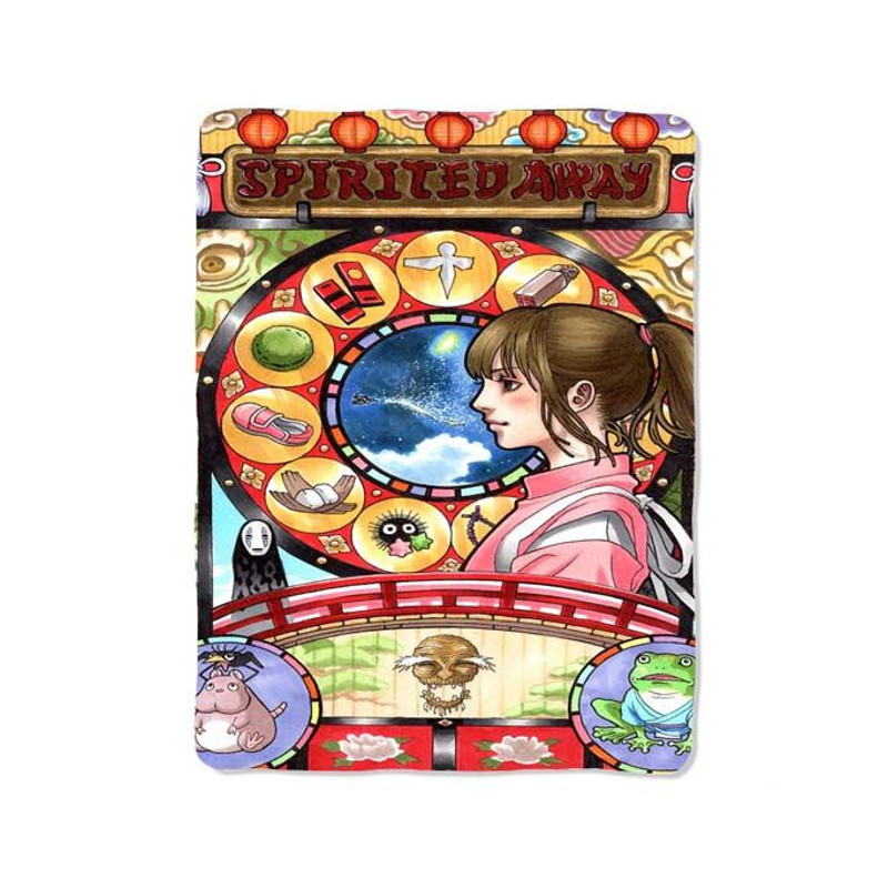 Spirited Away Nouveau Print On Blanket 0