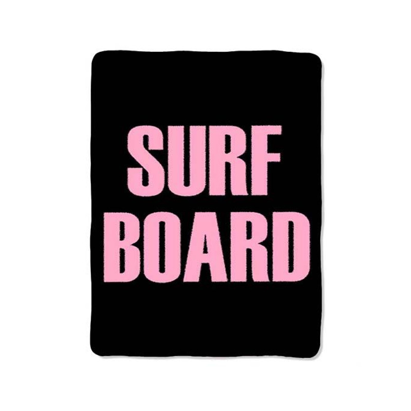 Surf Board Beyonce Inspired Print On Blanket 0