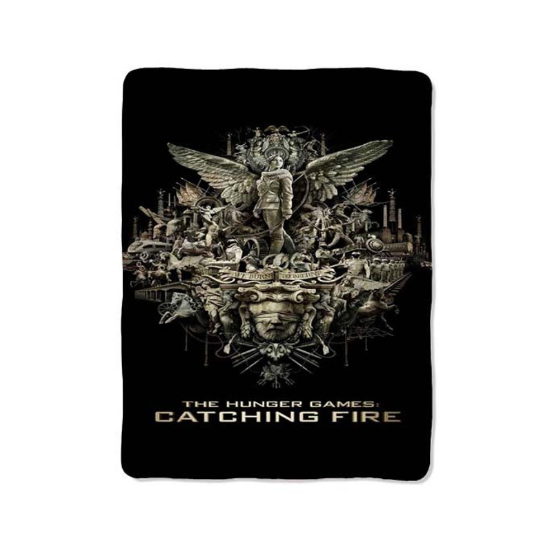The Hunger Games Catching Fire Print On Blanket 0