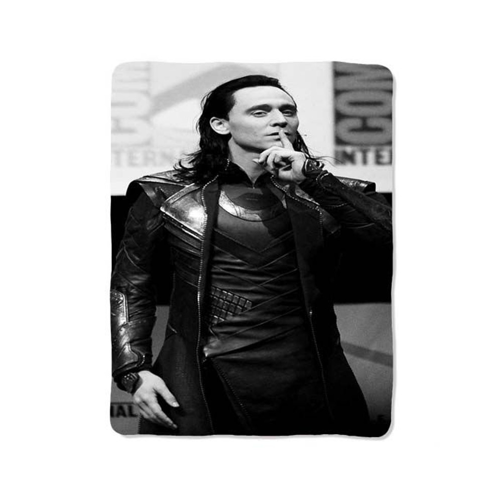 Tom Hiddleston Loki Print On Blanket 0