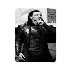 tom hiddleston loki print on blanket