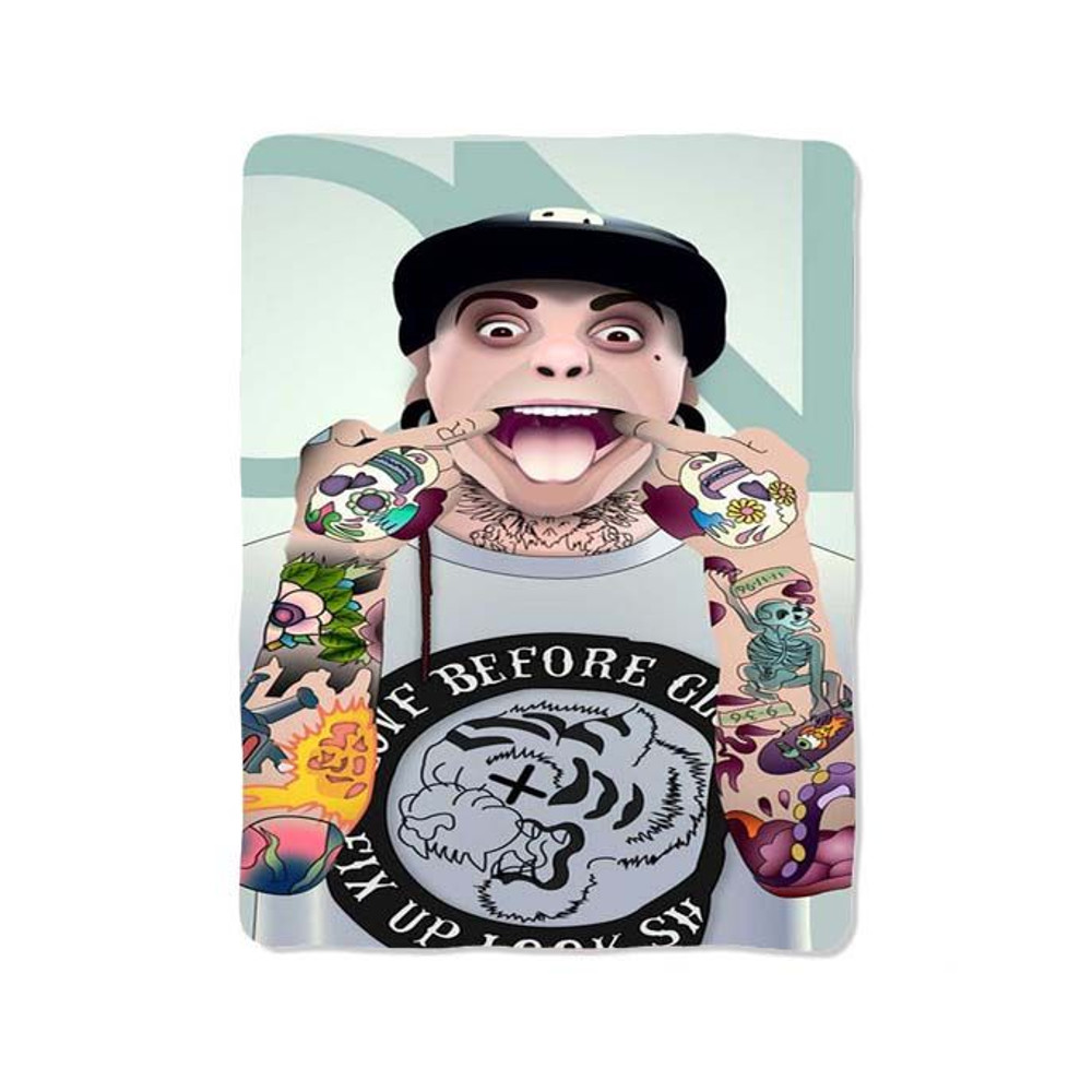 Tony Perry Pierce The Veil Art Print On Blanket 0