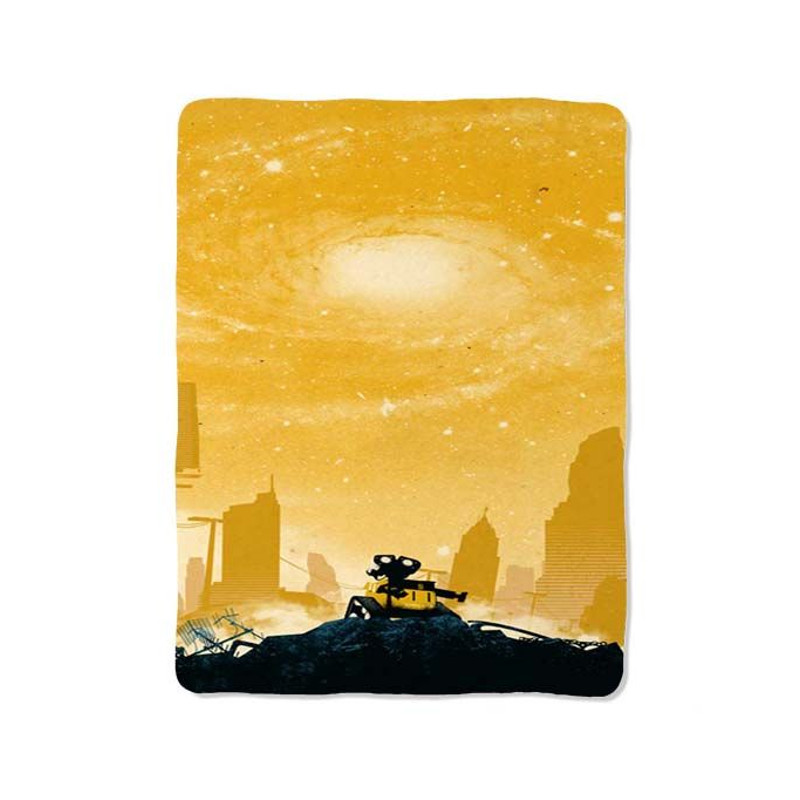 Wall E Robot Print On Blanket 0