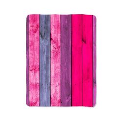 wood texture pink color print on blanket