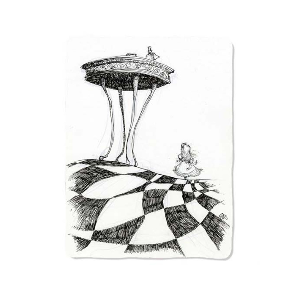 Alice Wonderland Set On Blanket 0