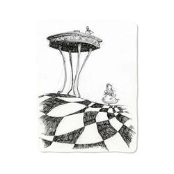 alice wonderland set on blanket