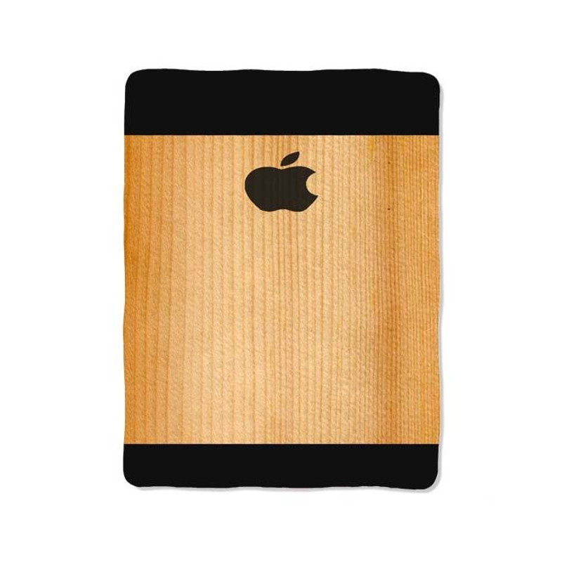 Apple Wood Design On Blanket 0