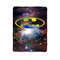 Batman Logo Galaxy Design On Blanket 0