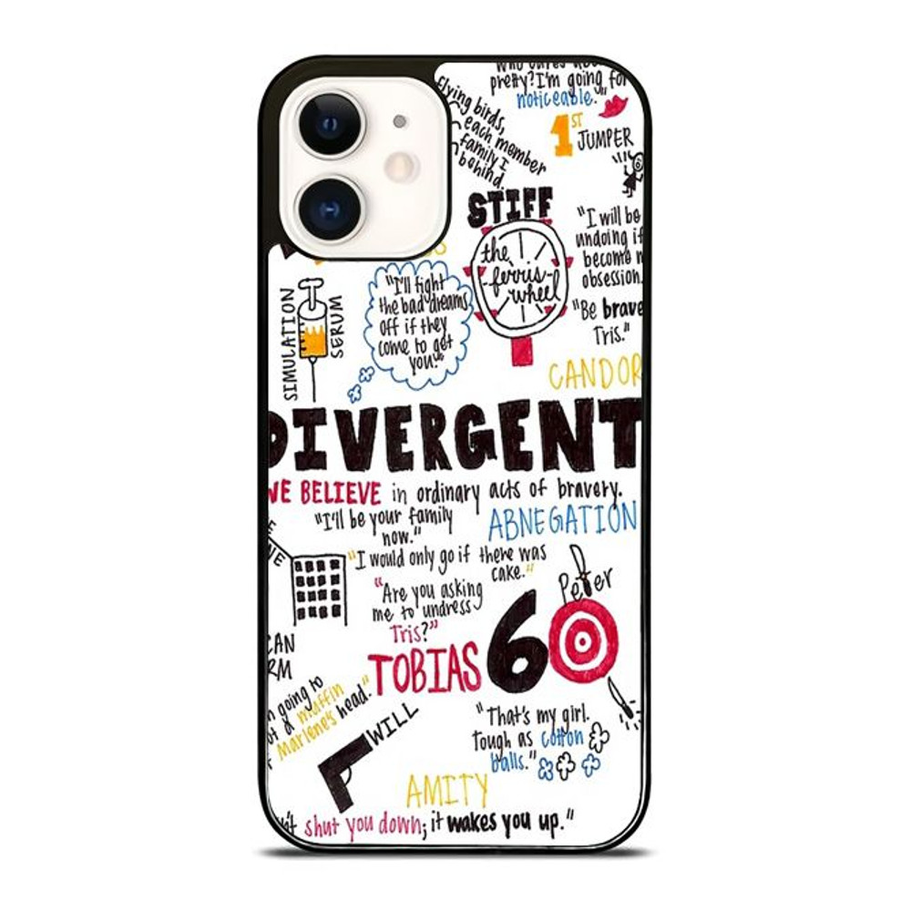 Divergent Quote Collage Custom IPhone 16 Case IPhone 15 Case IPhone 14 Case Samsung Case Google Pix 0