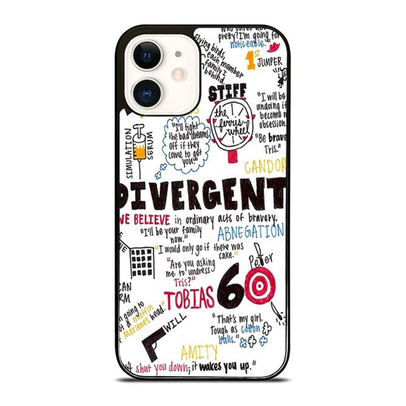 Divergent Quote Collage Custom IPhone 16 Case IPhone 15 Case IPhone 14 Case Samsung Case Google Pix 0