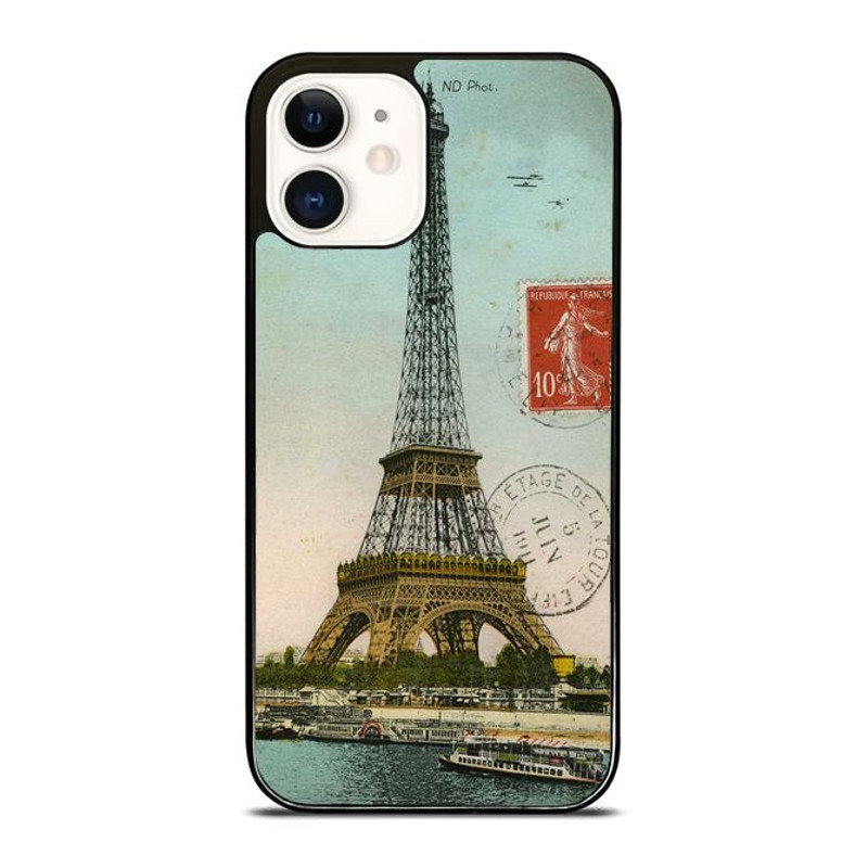 Eiffel Tower Post Card Custom IPhone 16 Case IPhone 15 Case IPhone 14 Case Samsung Case Google Pixe 0