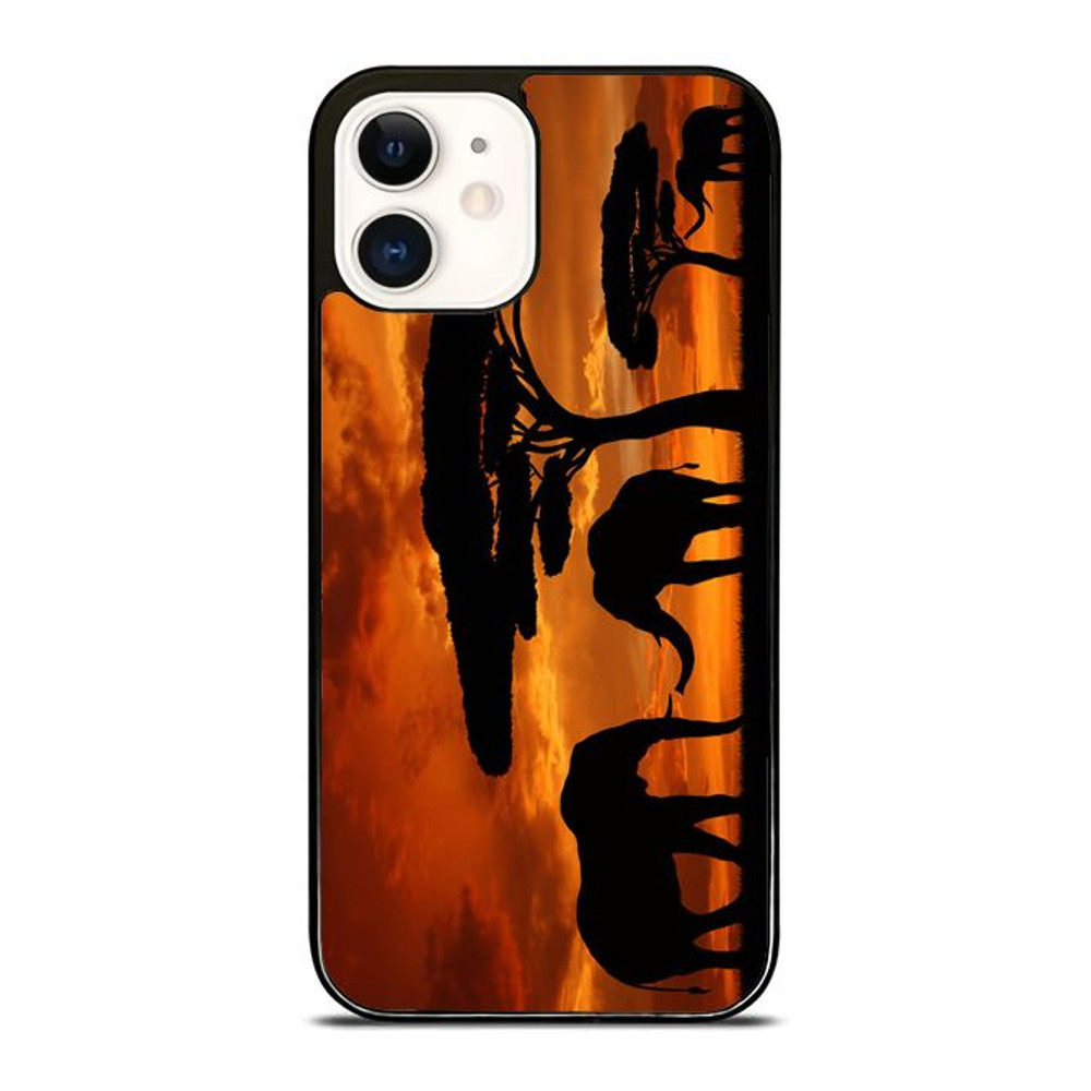 Elephant Family Sunset Custom IPhone 16 Case IPhone 15 Case IPhone 14 Case Samsung Case Google Pixe 0