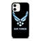 Air Force Chrome Logo Custom IPhone 16 Case IPhone 15 Case IPhone 14 Case Samsung Case Google Pixel 0