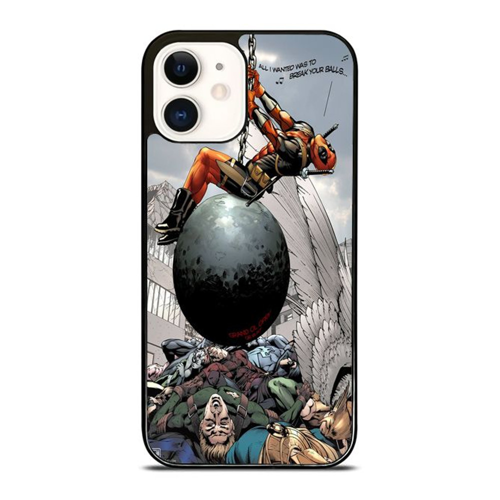 Dead Pool Wrecking Ball Custom IPhone 16 Case IPhone 15 Case IPhone 14 Case Samsung Case Google Pix 0