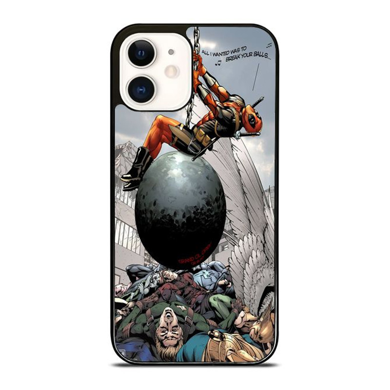 Dead Pool Wrecking Ball Custom IPhone 16 Case IPhone 15 Case IPhone 14 Case Samsung Case Google Pix 0