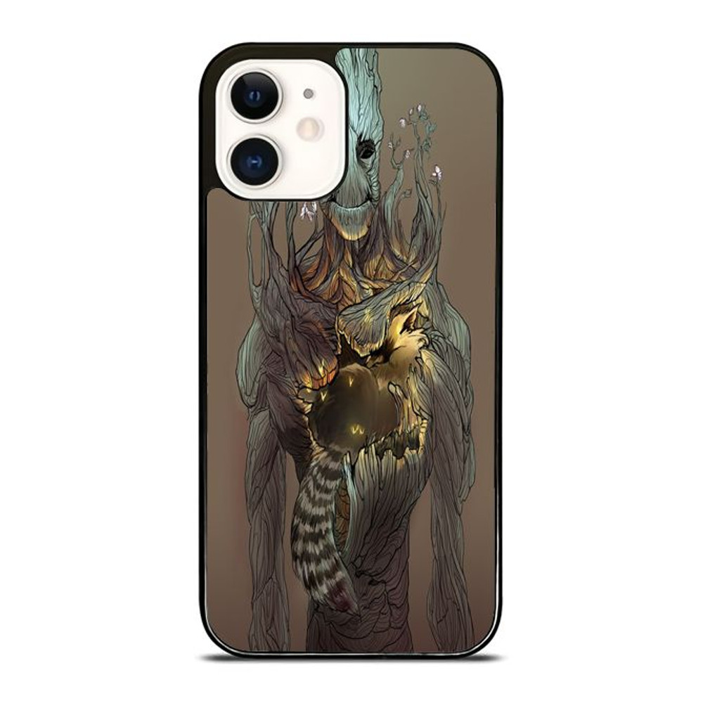 Groot With Green Background Custom IPhone 16 Case IPhone 15 Case IPhone 14 Case Samsung Case Google 0