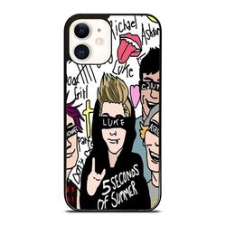 5 second of summer funny cover custom iphone 16 case, iphone 15 case, iphone 14 case, samsung case, google pixel case