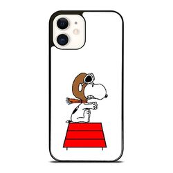 snoopy (red baron wht bkg) custom iphone 16 case, iphone 15 case, iphone 14 case, samsung case, google pixel case