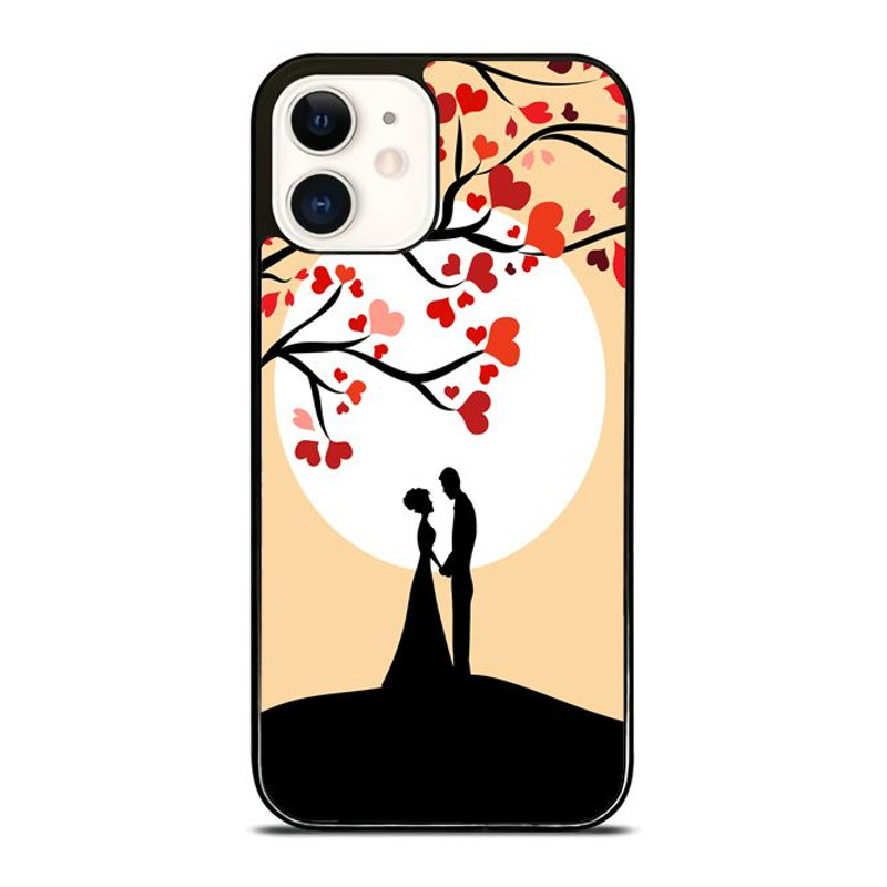 Sun Couple Silhouette Custom IPhone 16 Case IPhone 15 Case IPhone 14 Case Samsung Case Google Pixel 0