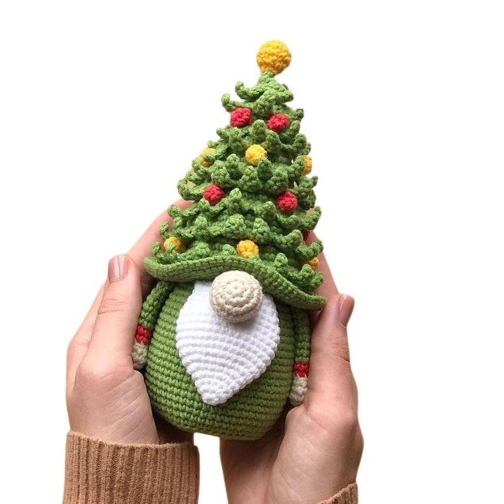 Gnome Christmas Tree Crochet Pattern Festive Gnome Crochet Patterns For Christmas Decor PDF 6