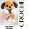 Mini Puppy Crochet Pattern  Amigurumi Dog Tutorial PDF In English 0