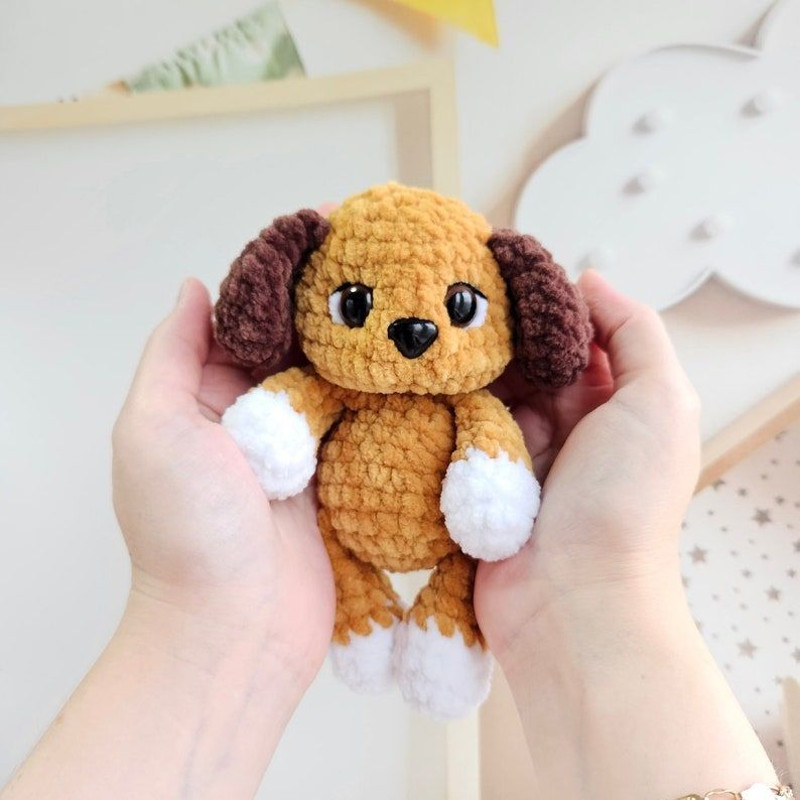 Mini Puppy Crochet Pattern  Amigurumi Dog Tutorial PDF In English 4