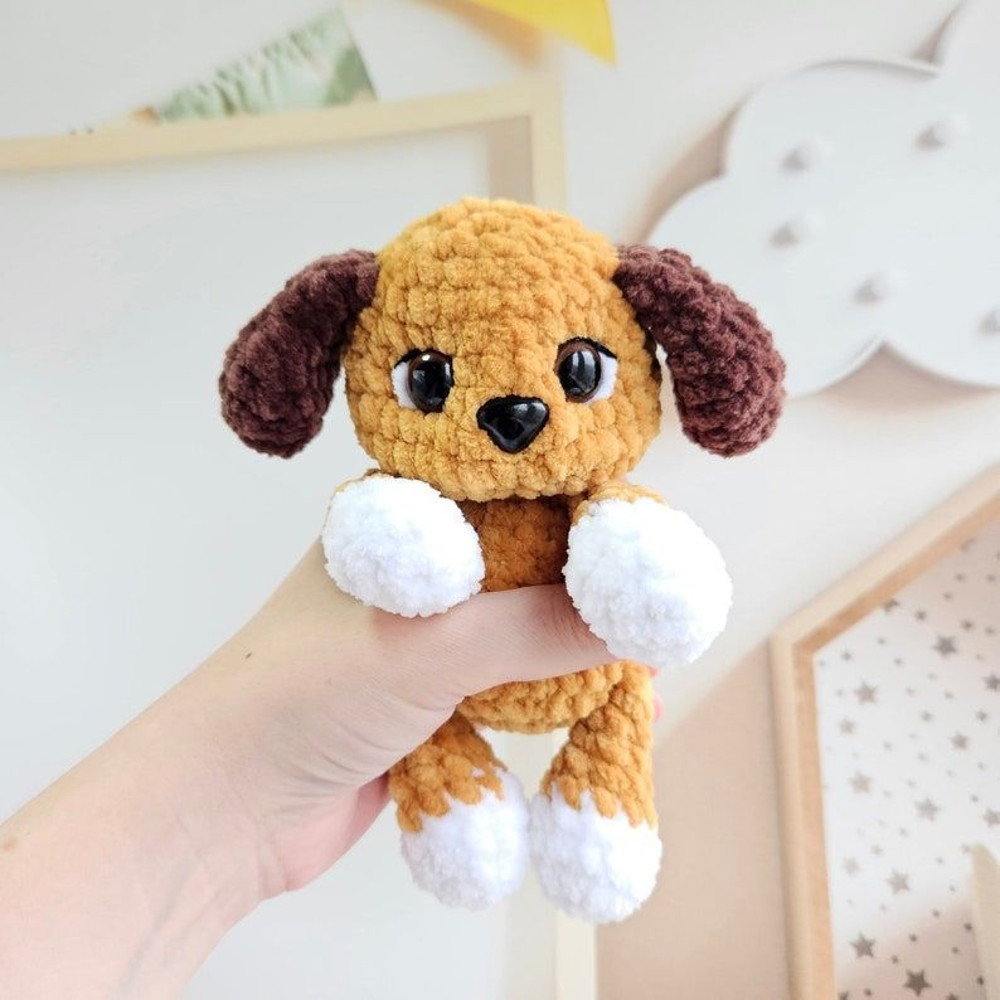 Mini Puppy Crochet Pattern  Amigurumi Dog Tutorial PDF In English 6
