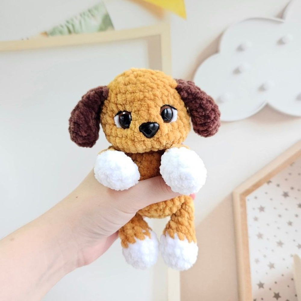 Mini Puppy Crochet Pattern  Amigurumi Dog Tutorial PDF In English 7
