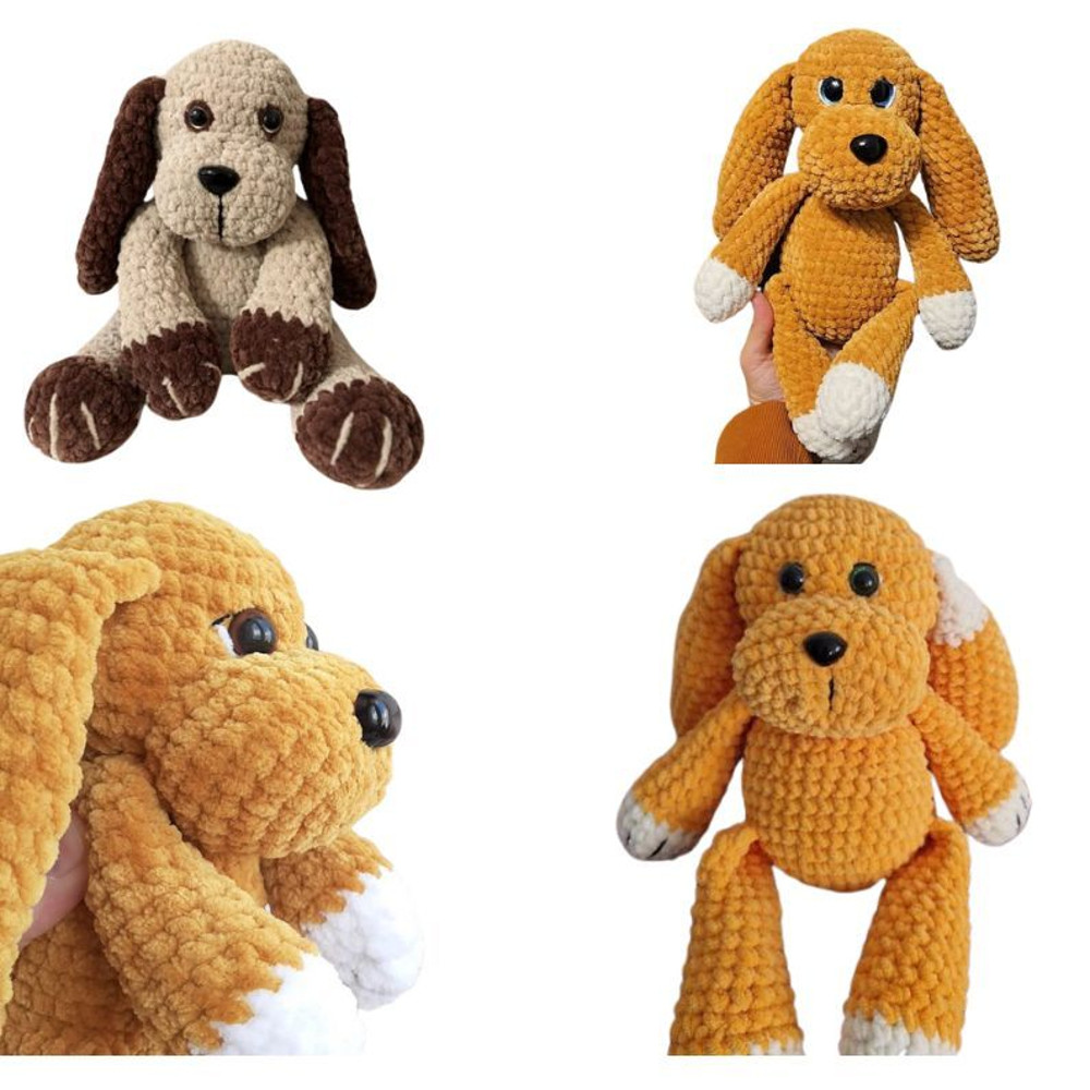 Crochet Pattern Dog  Amigurumi Puppy Tutorial In English 7