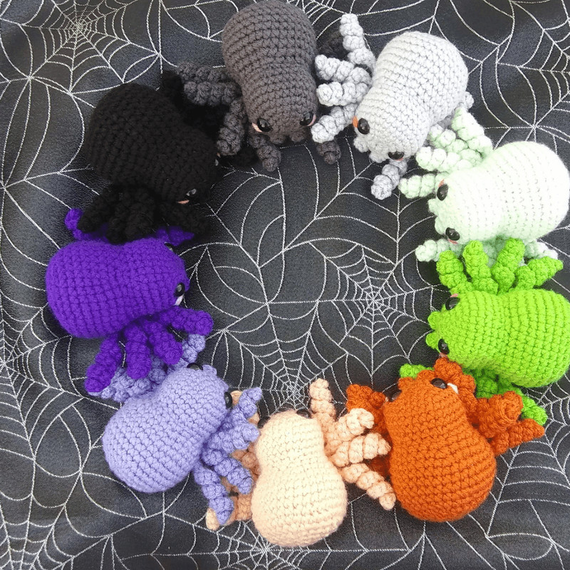 NoSew Amigurumi Spider Crochet Pattern 1