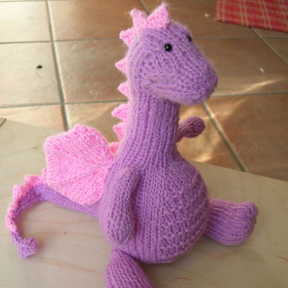 Tarragon The Gentle Dragon Knitting Pattern 1