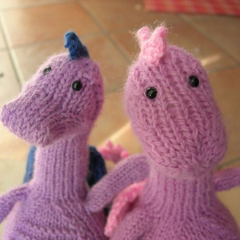 Tarragon The Gentle Dragon Knitting Pattern 4